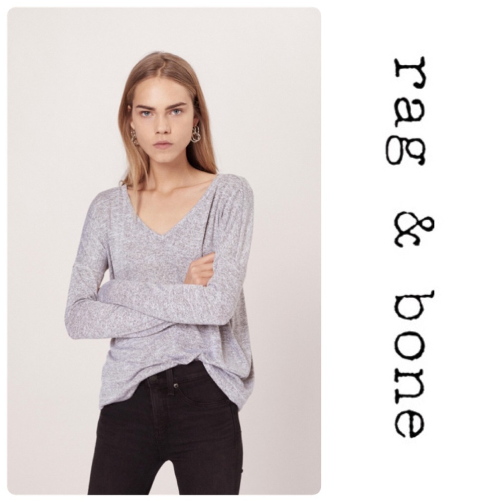 Rag & Bone Theo Long Sleeves Tee